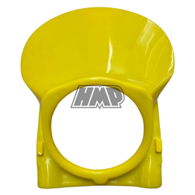Frontal porta farol / carenagem MACAL EC 50 ENDURO / JUNIOR / TT / amarelo - HP